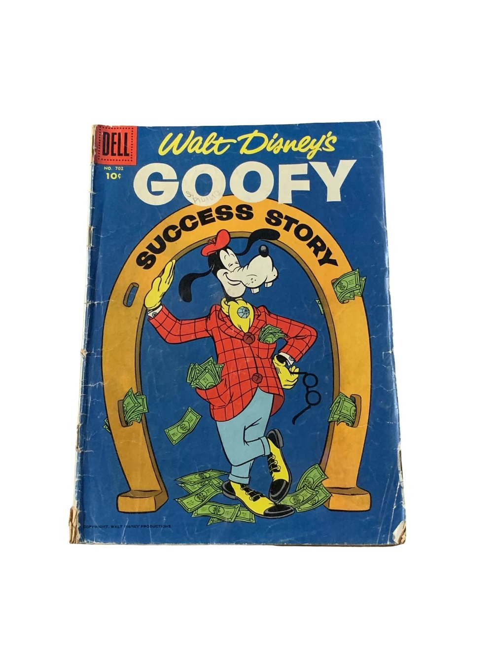 Walt Disney's Goofy Success Story Dell Comic Book Vintage Single Issue Copy